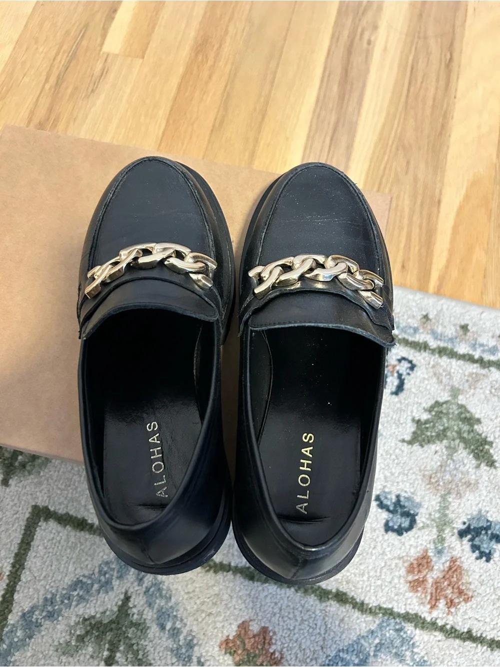 ALOHAS Track Loafer Total Black